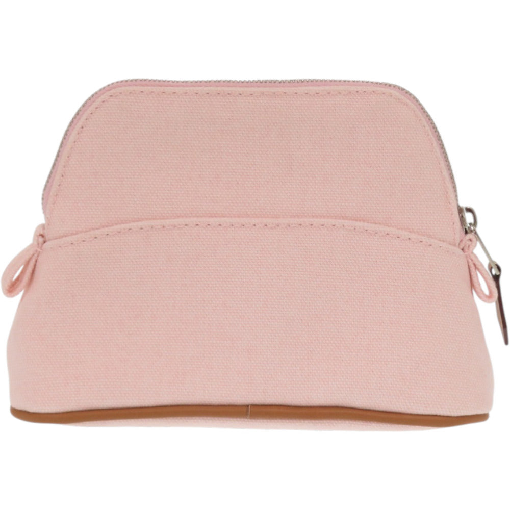 未使用品 エルメス ボリードポーチ ミニミニ ボリード100周年記念 コットン ローズパール ポーチ 0768【中古】HERMES