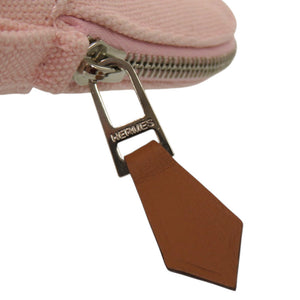 未使用品 エルメス ボリードポーチ ミニミニ ボリード100周年記念 コットン ローズパール ポーチ 0768【中古】HERMES