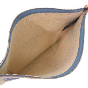 未使用 エルメス ネオバン マイヨン マラン MM コットン マリンブリック アクア ポーチ 0769【中古】HERMES