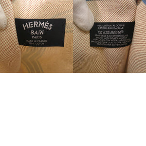 未使用 エルメス ネオバン マイヨン マラン MM コットン マリンブリック アクア ポーチ 0769【中古】HERMES