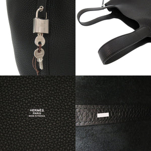 未使用 エルメス ピコタンロックPM トリヨンクレマンス ブラック シルバー金具 U刻印(2022年製) ハンドバッグ 黒 0772【中古】HERMES