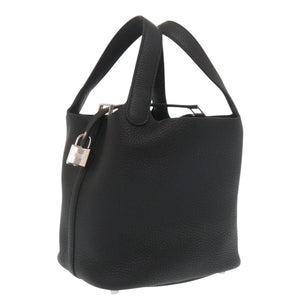 未使用 エルメス ピコタンロックPM トリヨンクレマンス ブラック シルバー金具 U刻印(2022年製) ハンドバッグ 黒 0772【中古】HERMES