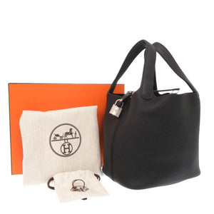 未使用 エルメス ピコタンロックPM トリヨンクレマンス ブラック シルバー金具 U刻印(2022年製) ハンドバッグ 黒 0772【中古】HERMES