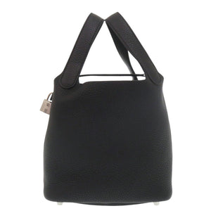 未使用 エルメス ピコタンロックPM トリヨンクレマンス ブラック シルバー金具 U刻印(2022年製) ハンドバッグ 黒 0772【中古】HERMES