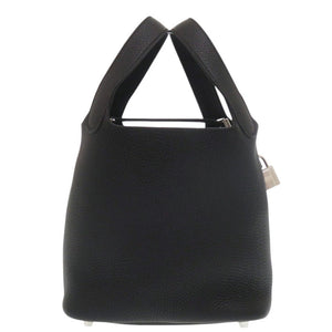 未使用 エルメス ピコタンロックPM トリヨンクレマンス ブラック シルバー金具 U刻印(2022年製) ハンドバッグ 黒 0772【中古】HERMES