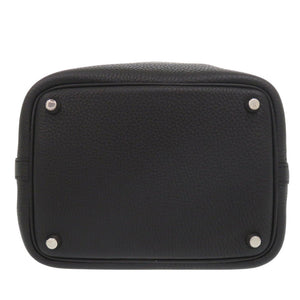 未使用 エルメス ピコタンロックPM トリヨンクレマンス ブラック シルバー金具 U刻印(2022年製) ハンドバッグ 黒 0772【中古】HERMES