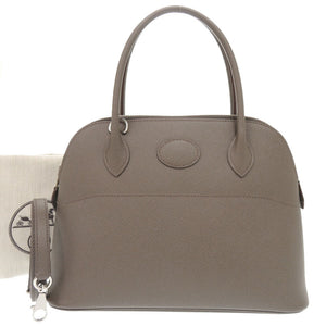 エルメス ボリード27 ヴォーエプソン エタン シルバー金具 A刻印(2017年製) 2WAY ハンドバッグ 0773 【中古】 HERMES