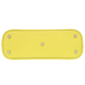 エルメス ボリード 1923 25 ヴォーエプソン ライム モーヴシルベストル シルバー金具 U刻印(2022年製) ハンドバッグ 0774【中古】HERMES