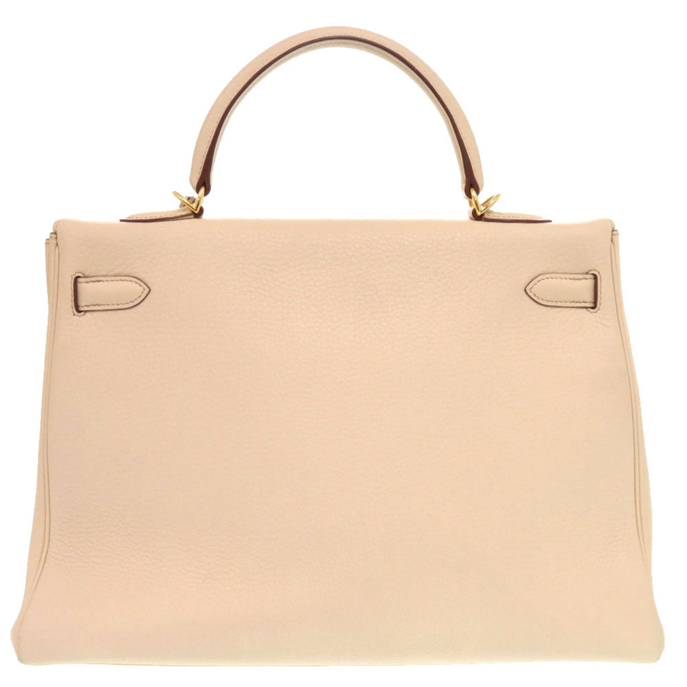 美品 エルメス ケリー35 内縫い トリヨンクレマンス パーシュマン パルシュマン ゴールド金具 □E刻印 ハンドバッグ 0778 【中古】 HERMES