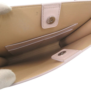 ジルサンダー タングル ミディアム レザー パープル ショルダーバッグ 0787【中古】JIL SANDER