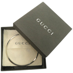 美品 グッチ プレートネックカフチョーカー シルバー925 シルバー チョーカー 0791【中古】GUCCI