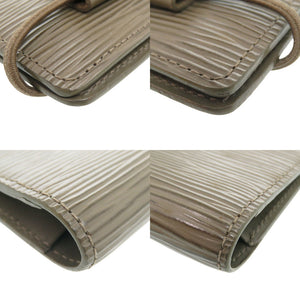 ルイ ヴィトン アジェンダ オリゾンタル 手帳カバー エピレザー グレー MI0081刻印 LV 0795【中古】LOUIS VUITTON