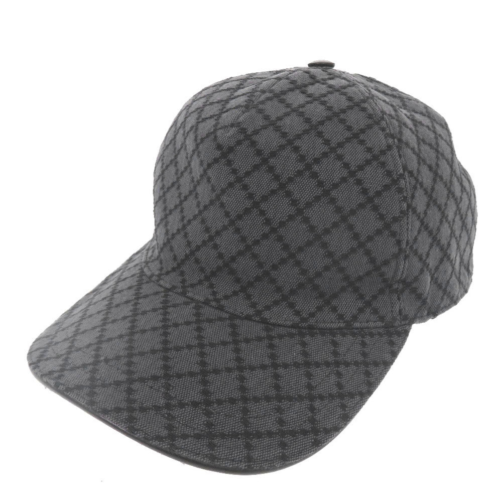美品 グッチ ディアマンテ サイズXL コットン グレー系 帽子 キャップ 0800【中古】GUCCI