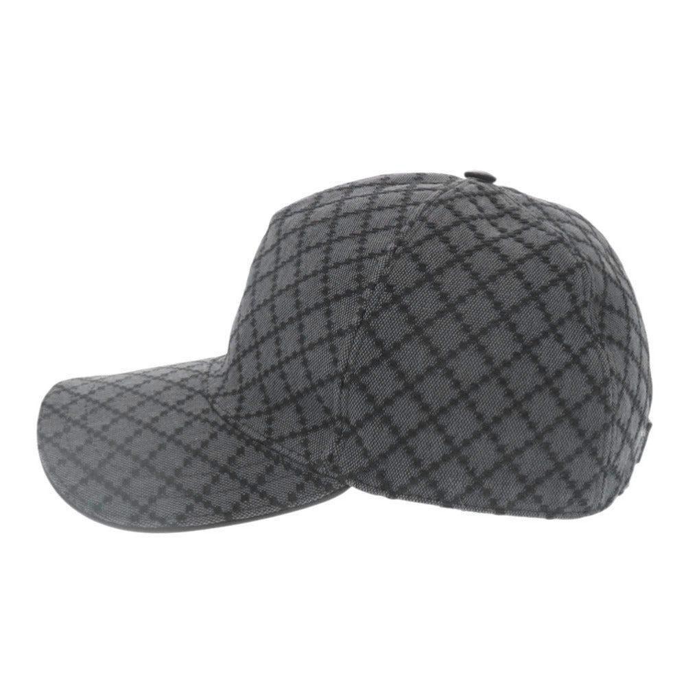 美品 グッチ ディアマンテ サイズXL コットン グレー系 帽子 キャップ 0800【中古】GUCCI