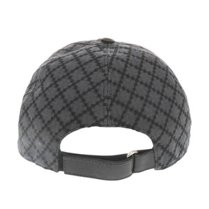 美品 グッチ ディアマンテ サイズXL コットン グレー系 帽子 キャップ 0800【中古】GUCCI