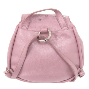 ジミーチュウ スター スタッズ レザー ピンク ミニ リュック デイパック 0809【中古】JIMMY CHOO