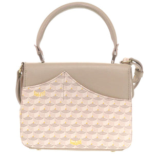 美品 フォレルパージュ パレード 2Way ハンドバッグ 0421 ゴールド金具 レザー ベージュ ピンク ショルダーバッグ 0810【中古】Faure Le Page