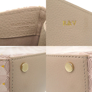 美品 フォレルパージュ パレード 2Way ハンドバッグ 0421 ゴールド金具 レザー ベージュ ピンク ショルダーバッグ 0810【中古】Faure Le Page