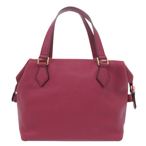 美品 フェンディ 8BN249 レザー ピンク ハンドバッグ 0815【中古】FENDI