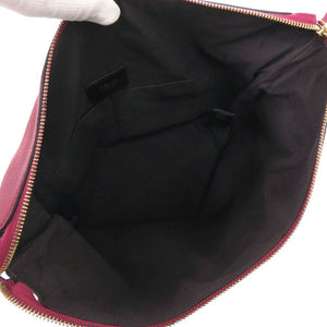 美品 フェンディ 8BN249 レザー ピンク ハンドバッグ 0815【中古】FENDI