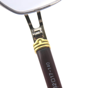 ブルガリ パレンテシ K18YG ハーフリム 242TK 眼鏡 サングラス 18K 750 イエローゴールド 0820【中古】BVLGARI メンズ レディース ユニセックス