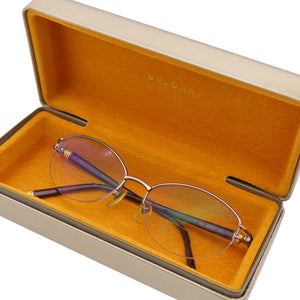 ブルガリ パレンテシ K18YG ハーフリム 242TK 眼鏡 サングラス 18K 750 イエローゴールド 0820【中古】BVLGARI メンズ レディース ユニセックス