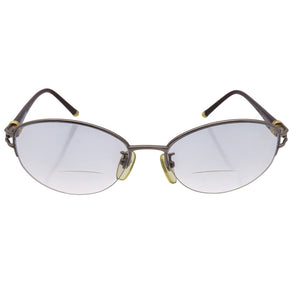 ブルガリ パレンテシ K18YG ハーフリム 242TK 眼鏡 サングラス 18K 750 イエローゴールド 0820【中古】BVLGARI メンズ レディース ユニセックス