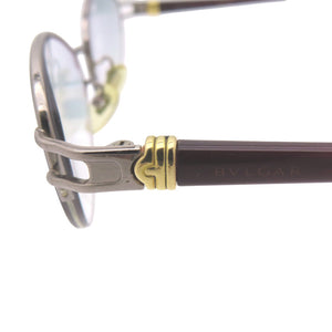 ブルガリ パレンテシ K18YG ハーフリム 242TK 眼鏡 サングラス 18K 750 イエローゴールド 0820【中古】BVLGARI メンズ レディース ユニセックス