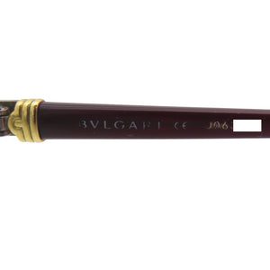 ブルガリ パレンテシ K18YG ハーフリム 242TK 眼鏡 サングラス 18K 750 イエローゴールド 0820【中古】BVLGARI メンズ レディース ユニセックス