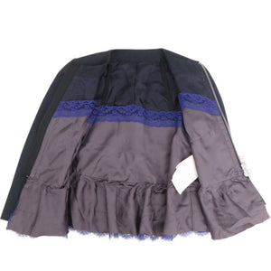 美品 サカイ ウール/コットン ネイビー ジャケット 0827【中古】Sacai