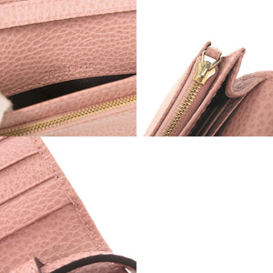 未使用 グッチ スウィング 368231 レザー ピンク ショルダーウォレット ショルダーバッグ 0828【中古】GUCCI