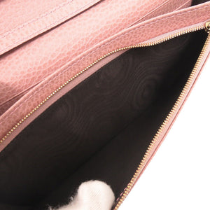 未使用 グッチ スウィング 368231 レザー ピンク ショルダーウォレット ショルダーバッグ 0828【中古】GUCCI