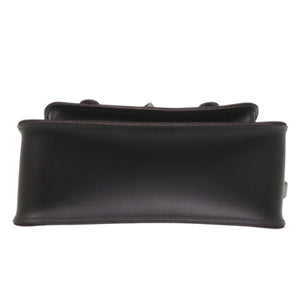 未使用 ザッチェルズ マイクロサッチェル レザー ブラック 2way ハンドバッグ ショルダーバッグ 黒 0838【中古】Zatchels