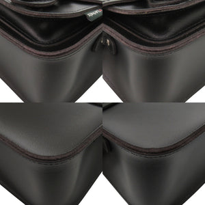 未使用 ザッチェルズ マイクロサッチェル レザー ブラック 2way ハンドバッグ ショルダーバッグ 黒 0838【中古】Zatchels