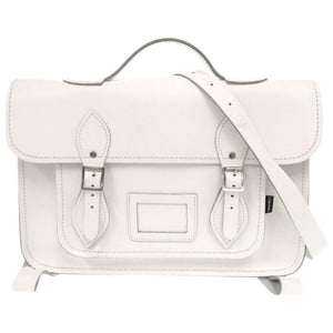 未使用 ザッチェルズ サッチェルバッグ レザー ホワイト 3WAY リュック ショルダーバッグ 白 0838【中古】Zatchels