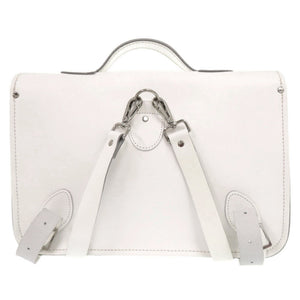 未使用 ザッチェルズ サッチェルバッグ レザー ホワイト 3WAY リュック ショルダーバッグ 白 0838【中古】Zatchels