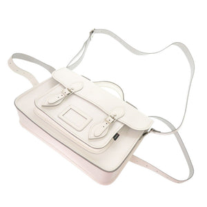 未使用 ザッチェルズ サッチェルバッグ レザー ホワイト 3WAY リュック ショルダーバッグ 白 0838【中古】Zatchels