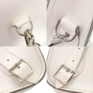 未使用 ザッチェルズ サッチェルバッグ レザー ホワイト 3WAY リュック ショルダーバッグ 白 0838【中古】Zatchels