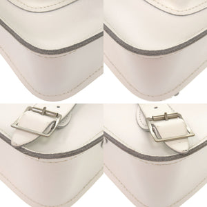 未使用 ザッチェルズ サッチェルバッグ レザー ホワイト 3WAY リュック ショルダーバッグ 白 0838【中古】Zatchels