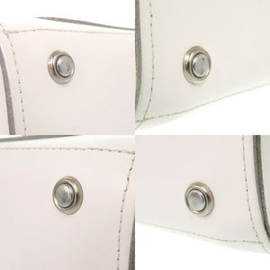 美品 ザッチェルズ シュガーキューブ プラス 2Way シルバー金具 レザー ホワイト ショルダーバッグ ハンドバッグ 0839【中古】Zatchels
