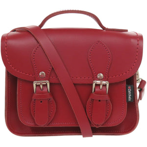 未使用品 ザッチェルズ マイクロサッチェル レザー レッド 赤 ショルダーバッグ 0839【中古】Zatchels