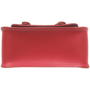 未使用品 ザッチェルズ マイクロサッチェル レザー レッド 赤 ショルダーバッグ 0839【中古】Zatchels
