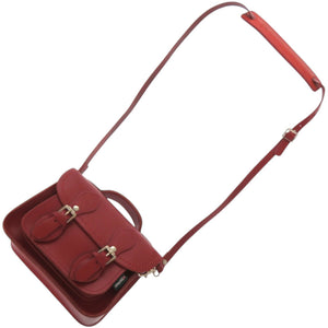 未使用品 ザッチェルズ マイクロサッチェル レザー レッド 赤 ショルダーバッグ 0839【中古】Zatchels
