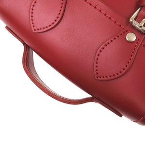 未使用品 ザッチェルズ マイクロサッチェル レザー レッド 赤 ショルダーバッグ 0839【中古】Zatchels