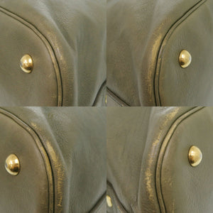 イヴ サンローラン ミューズ 156464 レザー オリーブ ハンドバッグ 0840【中古】YVES SAINT LAURENT