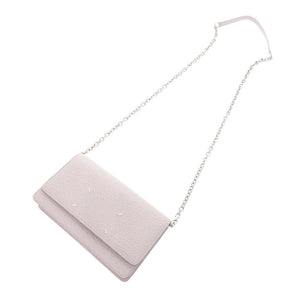 未使用品 メゾン マルジェラ 4ステッチ SA3UI0008 レザー パープル チェーンウォレット ショルダーバッグ 0843【中古】Maison Margiela