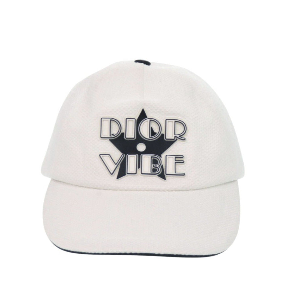 新品同様 クリスチャンディオール Dプレイヤー DIOR VIBE 24VIB922E132 ベースボールキャップ コットン ホワイト 帽子 白 0844【中古】Christian Dior