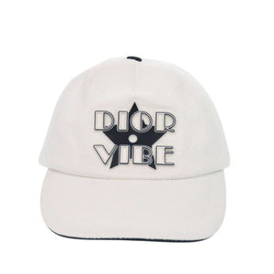 新品同様 クリスチャンディオール Dプレイヤー DIOR VIBE 24VIB922E132 ベースボールキャップ コットン ホワイト 帽子 白 0844【中古】Christian Dior