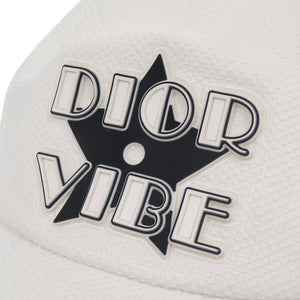 新品同様 クリスチャンディオール Dプレイヤー DIOR VIBE 24VIB922E132 ベースボールキャップ コットン ホワイト 帽子 白 0844【中古】Christian Dior