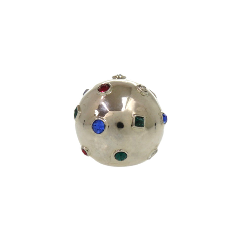 美品 ルイ ヴィトン プラネット 17ストラス カクテルリング メタル ラインストーン 約13.5号 シルバー リング 指輪 LV 0845【中古】LOUIS VUITTON